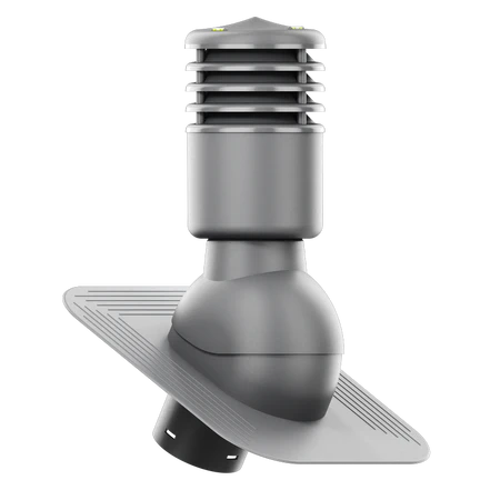 SLO-125-03-KPG Kominek wentylacyjny Smartline pod gont/pape fi 125mm ocieplony grafit