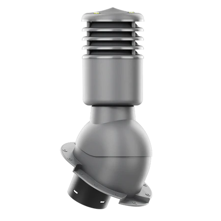 SLO-125-03-PK Kominek wentylacyjny Smartline do blachy dachówkowej karpiówki fi 125mm ocieplony grafit