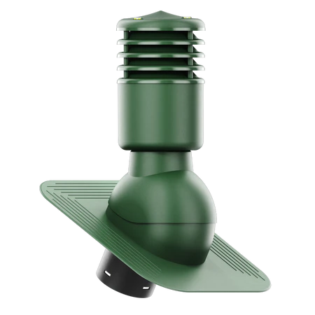 SLO-125-05-KPG Kominek wentylacyjny Smartline pod gont/pape fi 125mm ocieplony zielony