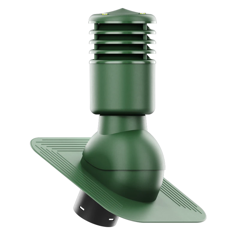 SLO-125-05-KPG Kominek wentylacyjny Smartline pod gont/pape fi 125mm ocieplony zielony