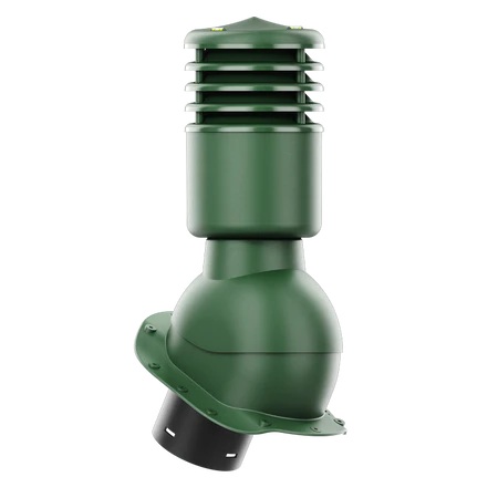 SLO-125-05-PB Kominek wentylacyjny Smartline do blachodachówki profil B fi 125mm ocieplony zielony