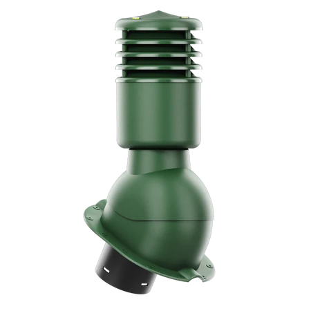 SLO-125-05-PM Kominek wentylacyjny Smartline do blachodachówki profil M fi 125mm ocieplony zielony