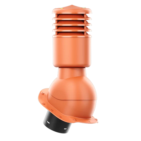 SLO-125-06-PB Kominek wentylacyjny Smartline do blachodachówki profil B fi 125mm ocieplony ceglasty