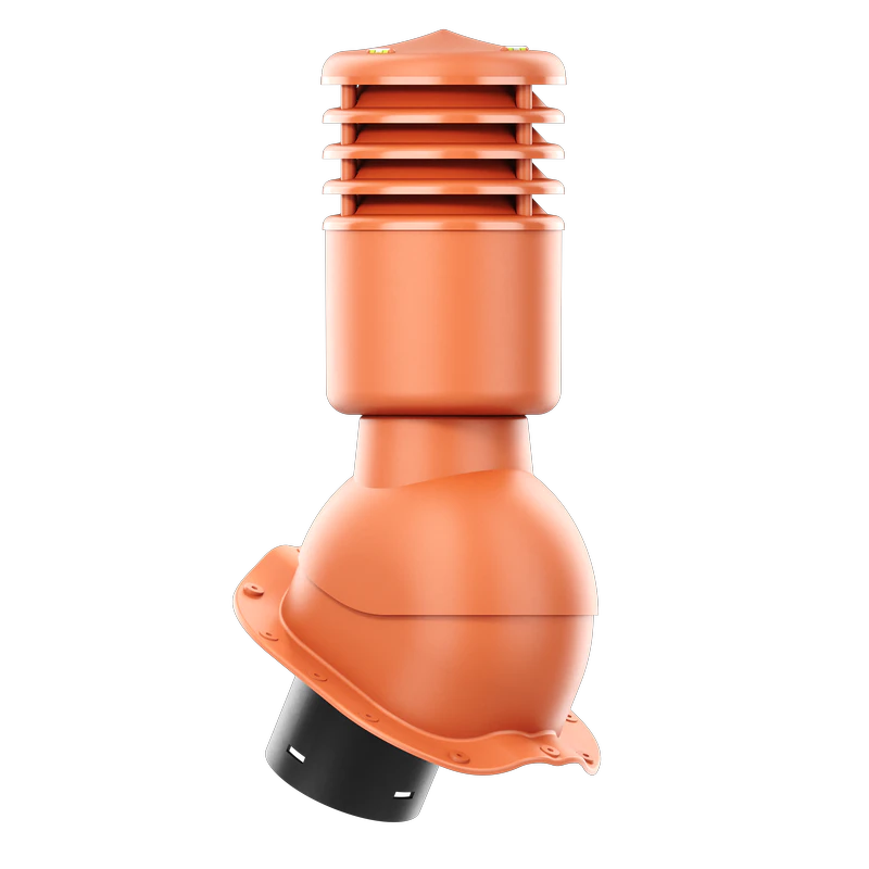 SLO-125-06-PF Kominek wentylacyjny Smartline do blachodachówki profil F fi 125mm ocieplony ceglasty