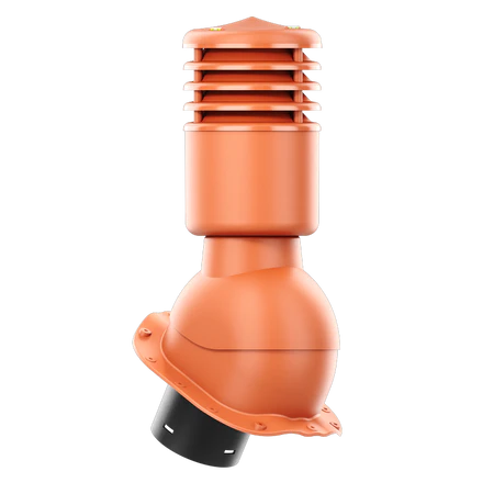SLO-125-06-PG Kominek wentylacyjny Smartline do blachodachówki profil G fi 125mm ocieplony ceglasty