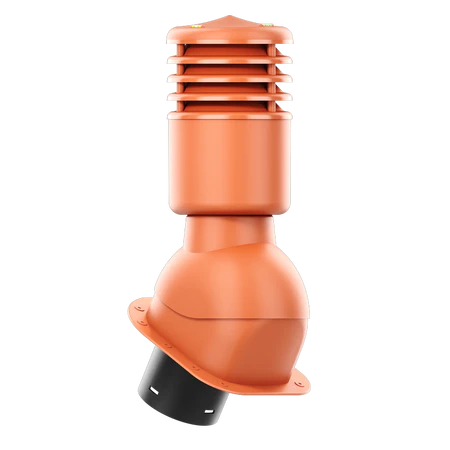 SLO-125-06-PH Kominek wentylacyjny Smartline do blachodachówki profil H fi 125mm ocieplony ceglasty