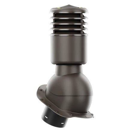 SLO-125-07-PB Kominek wentylacyjny Smartline do blachodachówki profil B fi 125mm ocieplony ciemny brąz