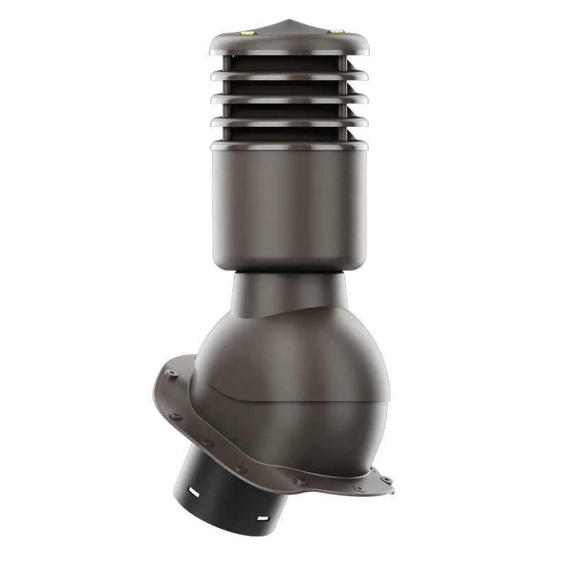SLO-125-07-PB Kominek wentylacyjny Smartline do blachodachówki profil B fi 125mm ocieplony ciemny brąz