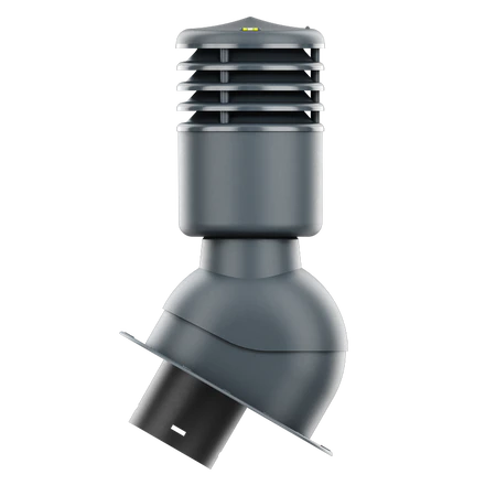 SLO-125-09-PE Kominek wentylacyjny Smartline do blachodachówki profil E fi 125mm ocieplony antracytowy