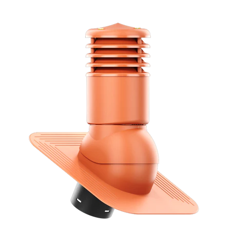 SLO-150-06-KPG Kominek wentylacyjny Smartline pod gont/pape fi 150mm ocieplony ceglasty