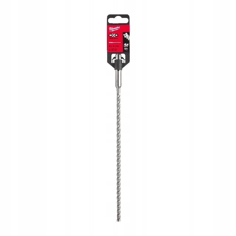 Wiertło do betonu zbrojonego Milwaukee MX4 SDS-PLUS 6/200/265 mm 4932352014