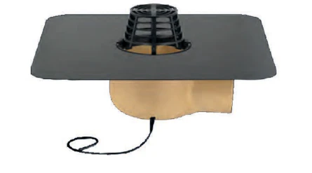 Wpust dachowy TRENDY kątowy ogrzewany-samoregulujacy 110 mm (60151700)