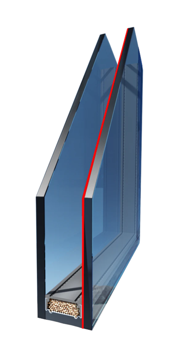 Wyłaz dachowy z PVC 2-szybowy/ OKPOL IGWX+ E2 Antracyt RAL 7016