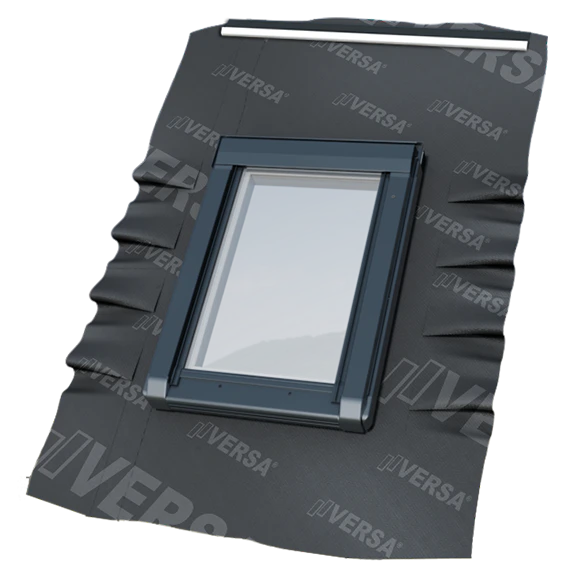 Wyłaz dachowy z PVC 2-szybowy/ OKPOL IGWX+ E2 Antracyt RAL 7016