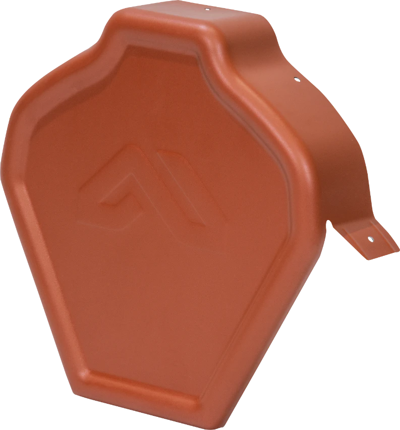 Zakończenie płaskie gąsiora ZP-LUX do GS-LUX X-MATT BT 742 ceglasty Budmat