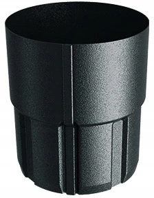 Złączka rury FLAMINGO BUDMAT fi 100mm antracyt