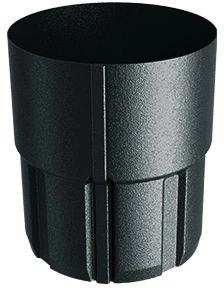 Złączka rury systemu FLAMINGO BUDMAT 90mm antracytowy 036 / RAL7016