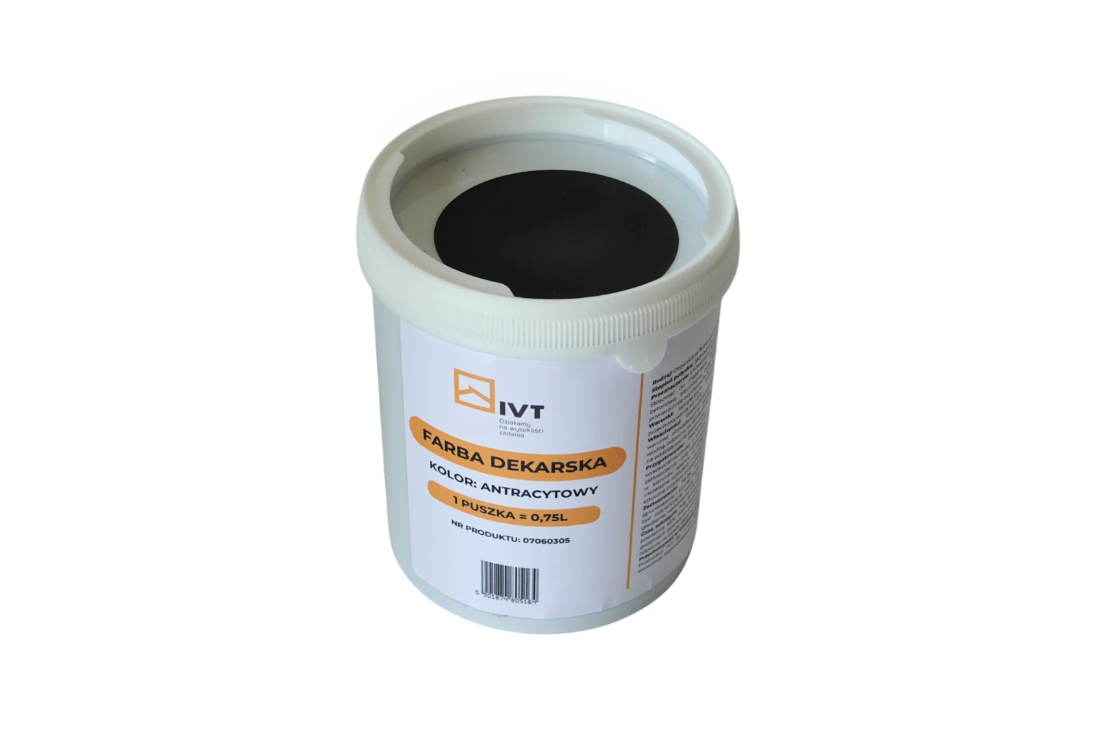 Farba dekarska puszka 0,75l antracyt