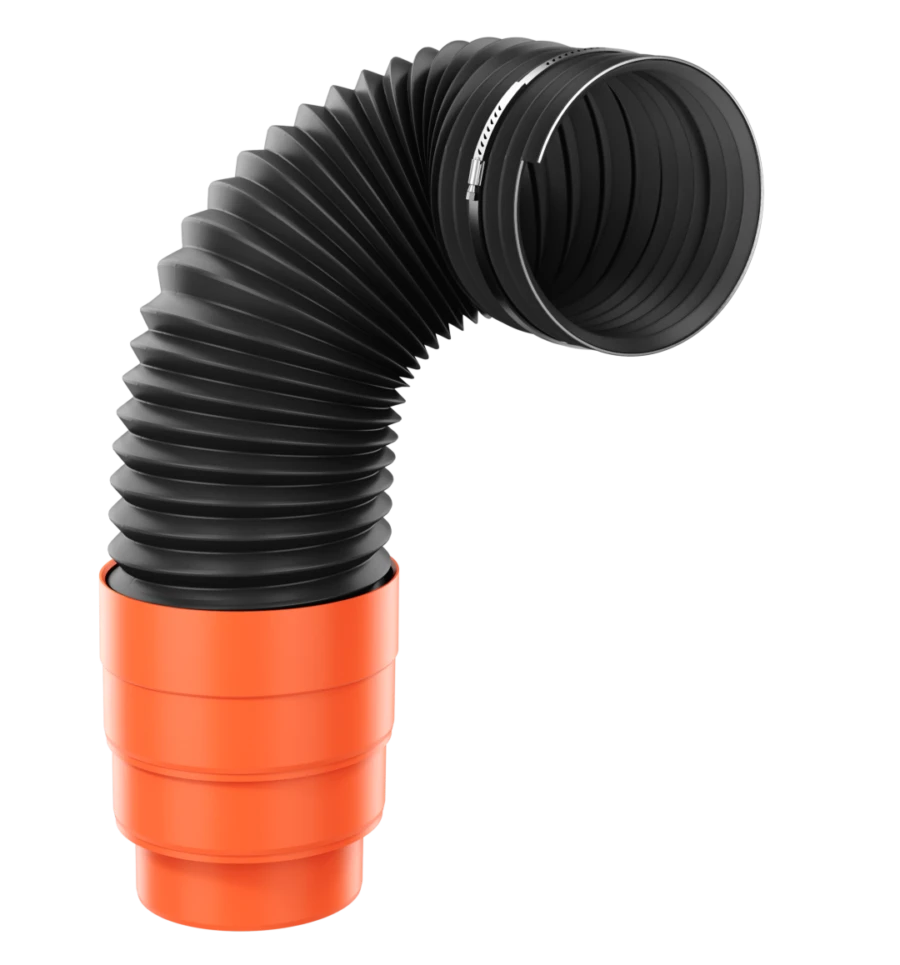 Krono Rura przyłączeniowa Spiro fi 150 dł 100 cm z opaską, KF+-3-2