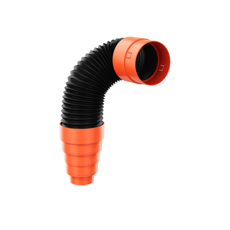 Krono Rura przyłączeniowa Spiro Premium fi 125 dł 100 cm, KFP-2-2