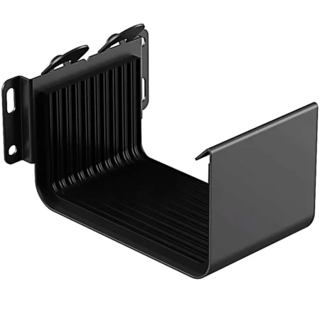 Łącznik rynny doczołowy 125 grafit 7015 do systemu Galeco STAL2 125/80x80
