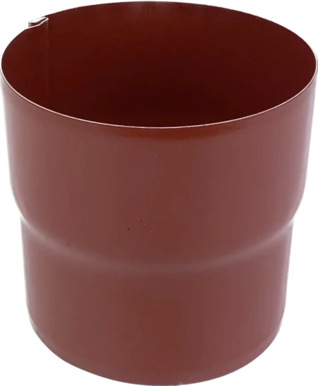 Mufa 90 mm Galeco Stal ciemnoczerwona RAL3009 łącznik rur spustowych