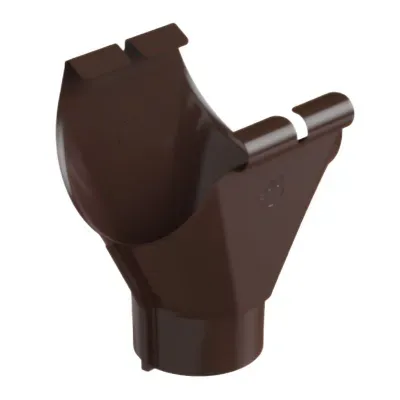 Odpływ 135/90 mm Stal brąz czekoladowy RAL8017 Galeco