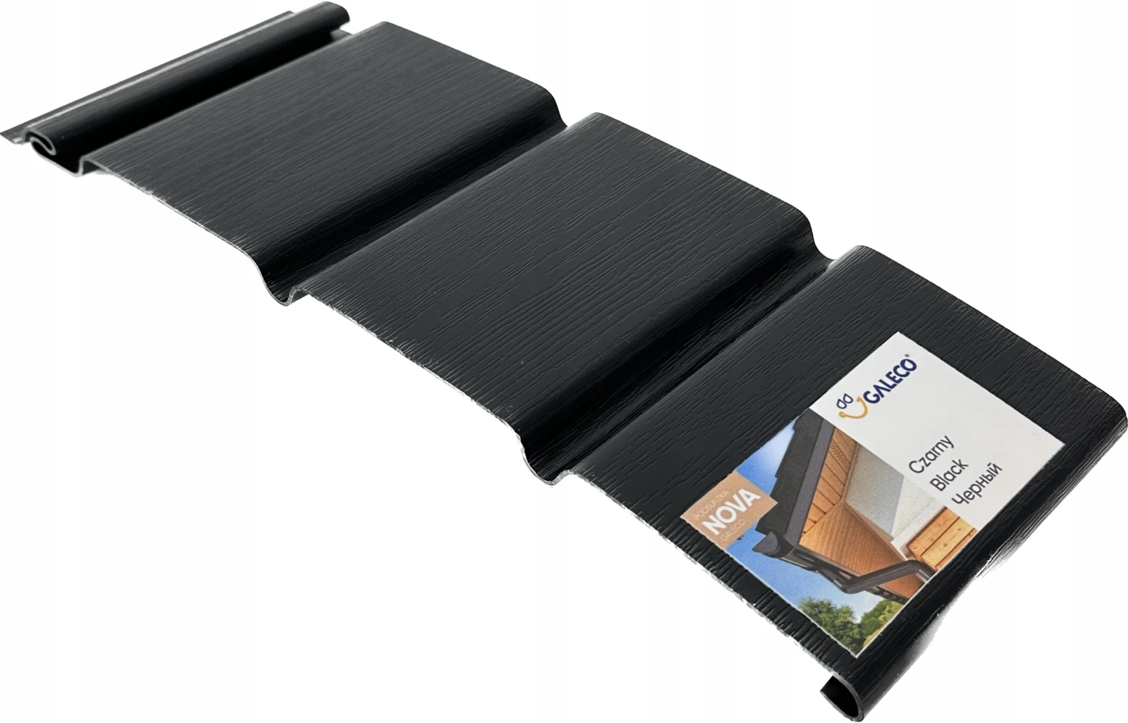 Podsufitka PCV pełna Galeco NOVA czarna dł. 4mb