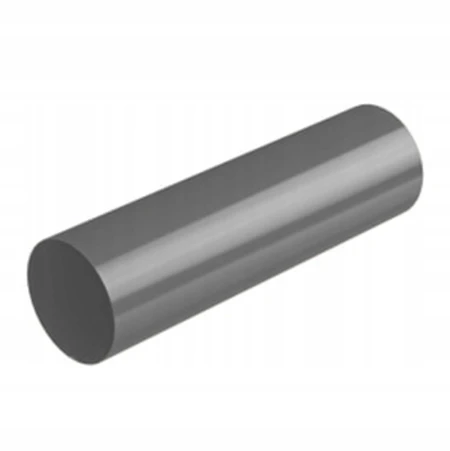 Rura spustowa pionowa Galeco Stal 90 mm ciemnosrebrny metalic 1mb