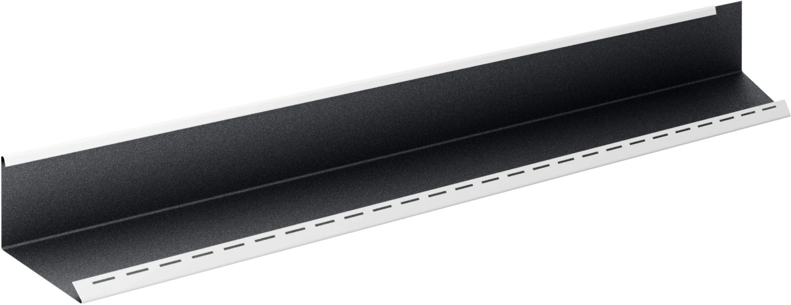 Wiatrownica wewnętrzna WW 83 prawa Budmat MOD D-MATT PLUS 9005 czarny