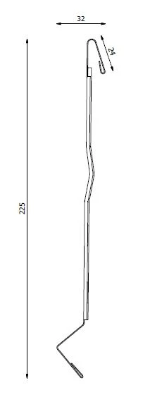 Wiatrownica zewnętrzna Budmat MOD WZ 224 L D-Matt Plus 8004 ceglasty