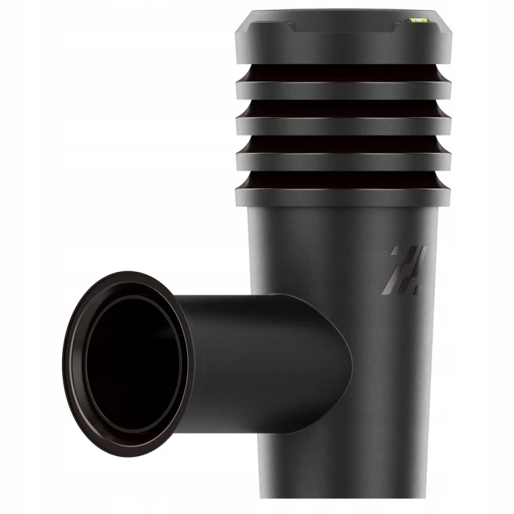 Wywietrzak boczny SideVent fi 110 RAL9005 czarny (SV-NKO-110-02)