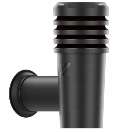 Wywietrzak boczny SideVent fi 110 RAL9005 czarny (SV-NKO-110-02)