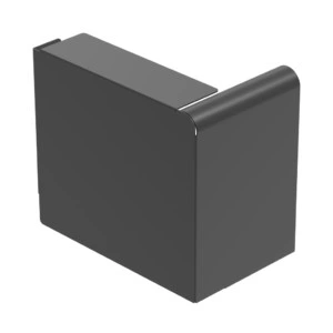 Zaślepka lewa do maskownicy doczołowej Galeco Bezokapowy 125 mm grafit mat
